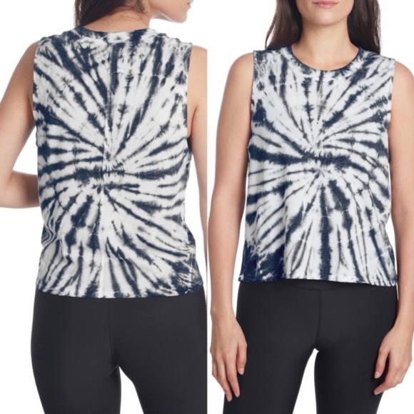 🖤🤍 NWT Sage Collective black white tie dye tank - Picture 1 of 6